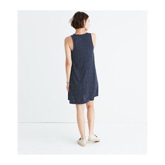 Madewell highpoint chevron stripe tank dress made of supersoft jersey - XS - Picture 9 of 9